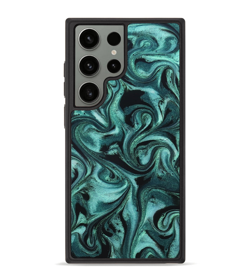 Galaxy S23 Ultra ResinArt Phone Case - Josh (Green, 820323)