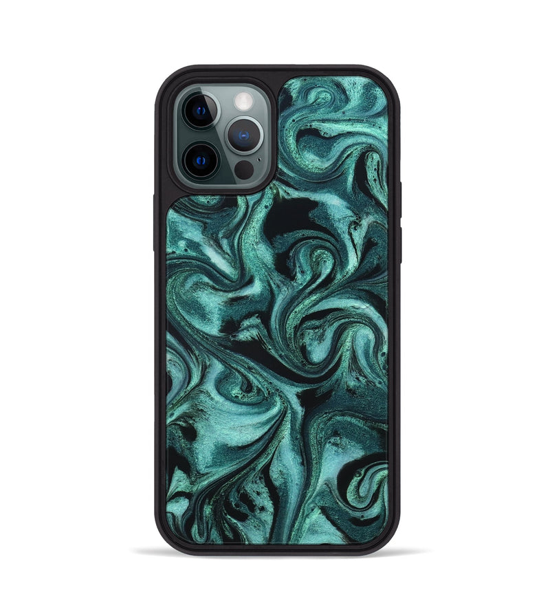 iPhone 12 Pro ResinArt Phone Case - Josh (Green, 820323)