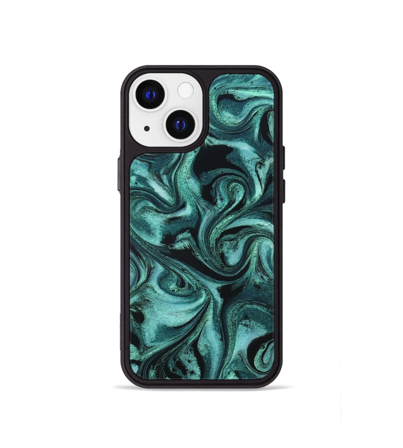 iPhone 13 mini ResinArt Phone Case - Josh (Green, 820323)
