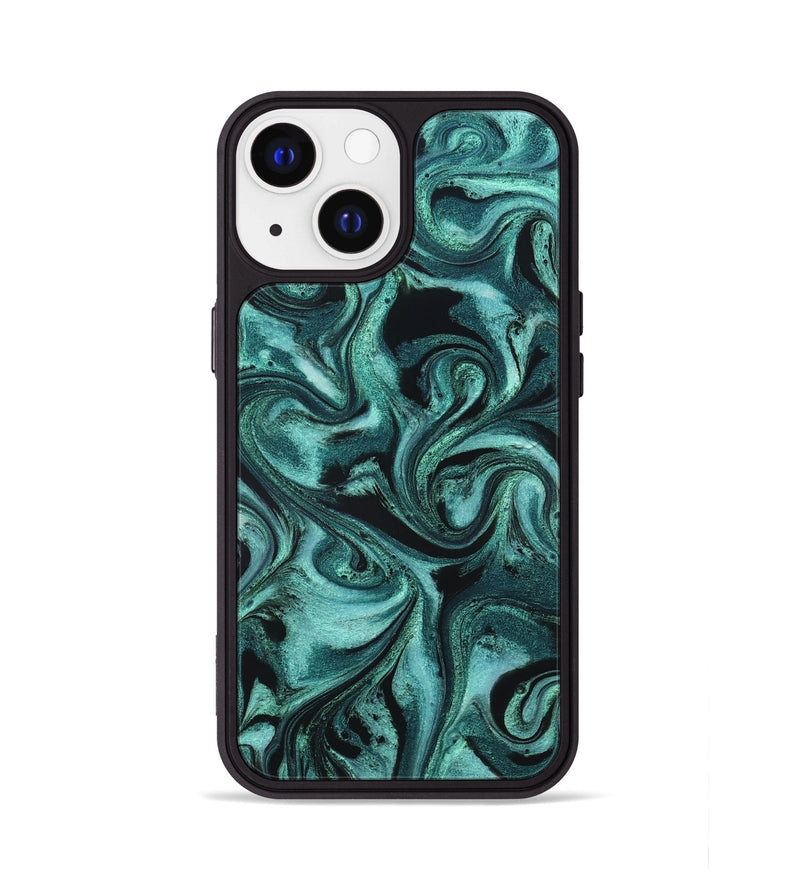 iPhone 13 ResinArt Phone Case - Josh (Green, 820323)