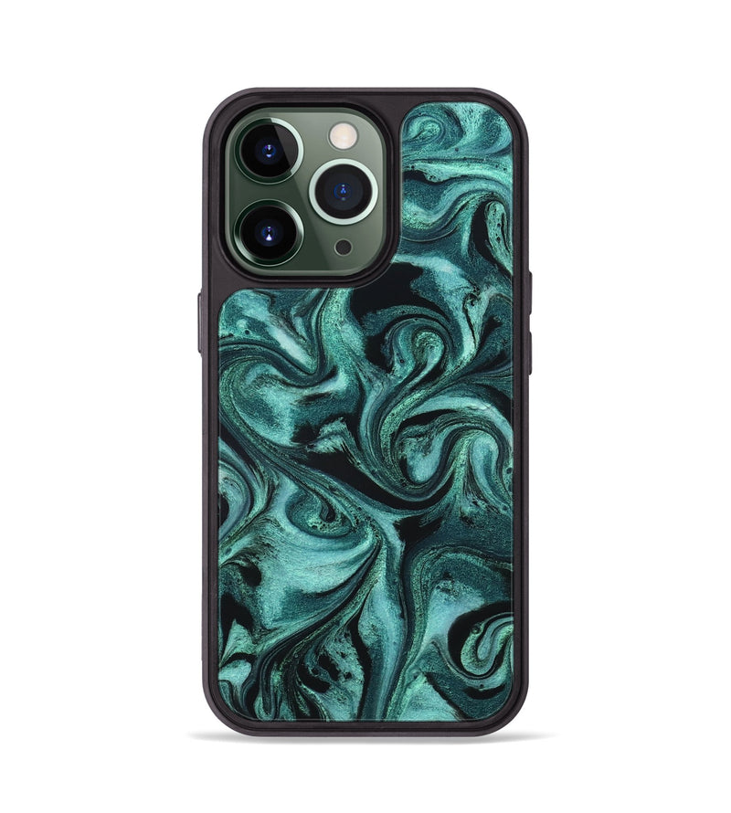 iPhone 13 Pro ResinArt Phone Case - Josh (Green, 820323)