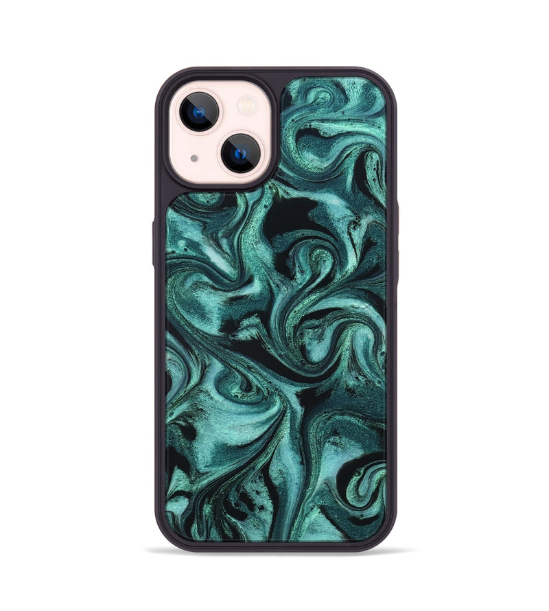 iPhone 14 ResinArt Phone Case - Josh (Green, 820323)