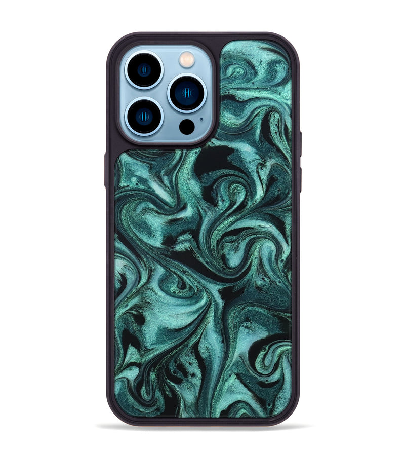 iPhone 14 Pro Max ResinArt Phone Case - Josh (Green, 820323)