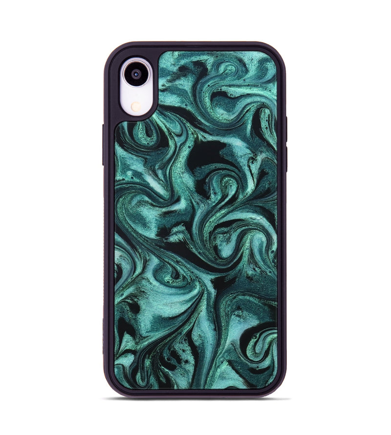 iPhone Xr ResinArt Phone Case - Josh (Green, 820323)