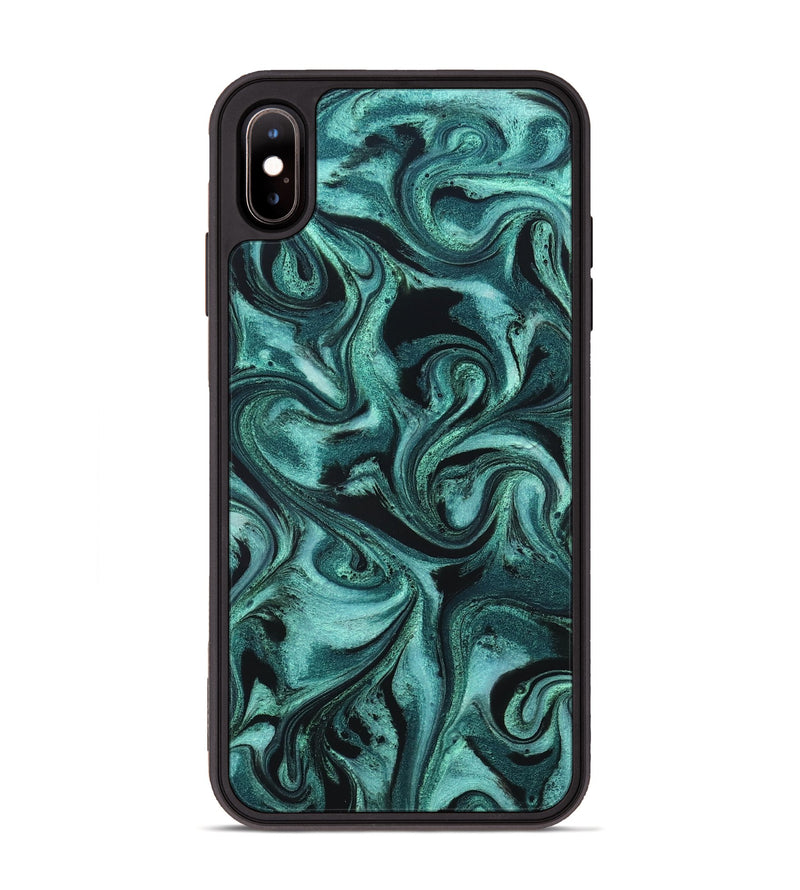 iPhone Xs Max ResinArt Phone Case - Josh (Green, 820323)