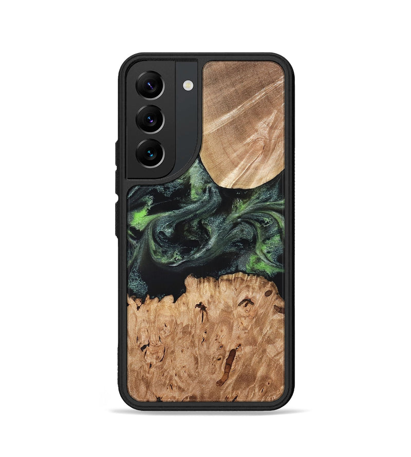 Galaxy S22 Wood Phone Case - Isabell (Green, 820324)