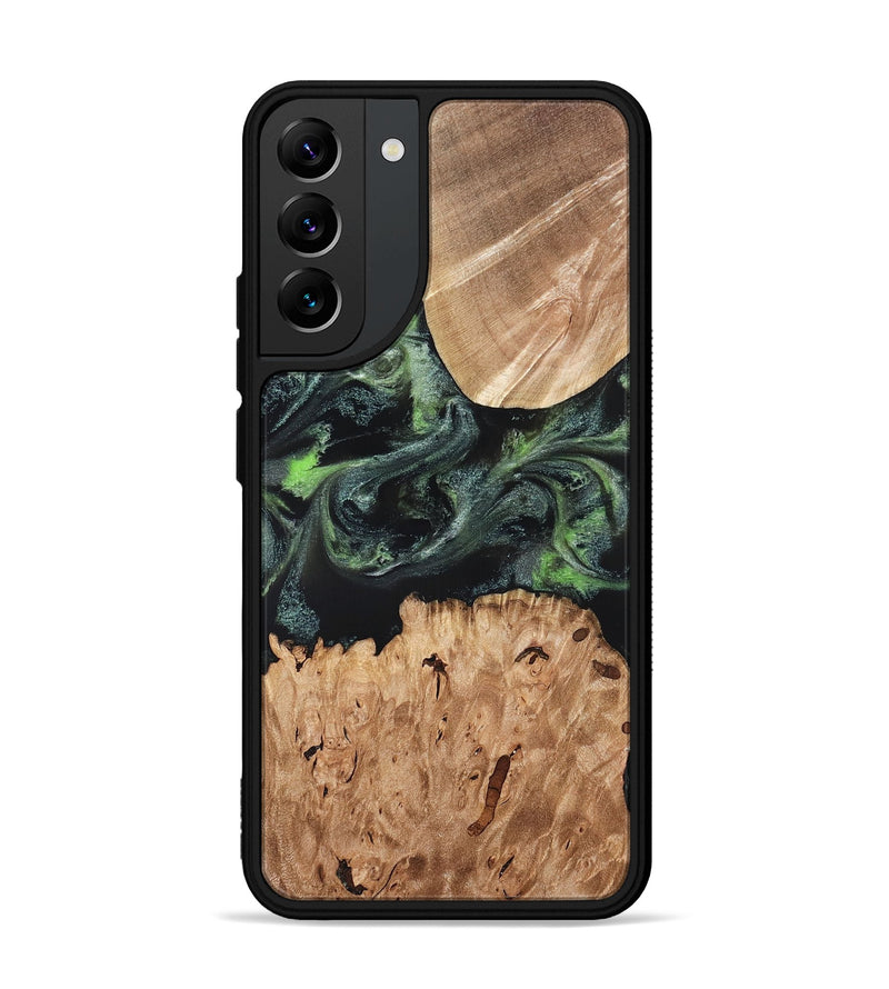 Galaxy S22 Plus Wood Phone Case - Isabell (Green, 820324)