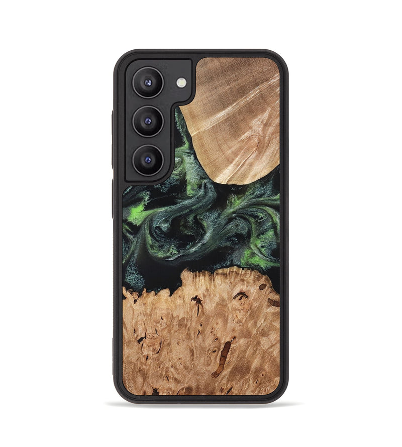 Galaxy S23 Wood Phone Case - Isabell (Green, 820324)