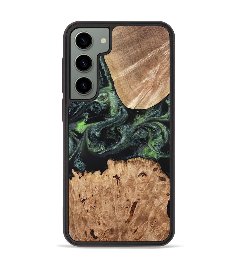 Galaxy S23 Plus Wood Phone Case - Isabell (Green, 820324)