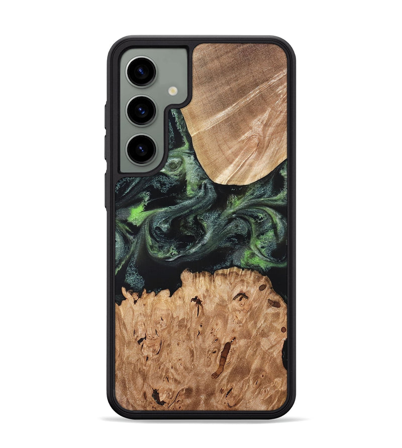 Galaxy S24 Plus Wood Phone Case - Isabell (Green, 820324)