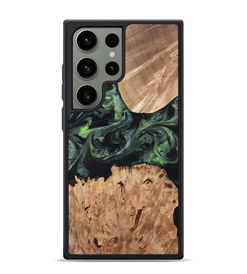 Galaxy S24 Ultra Wood Phone Case - Isabell (Green, 820324)