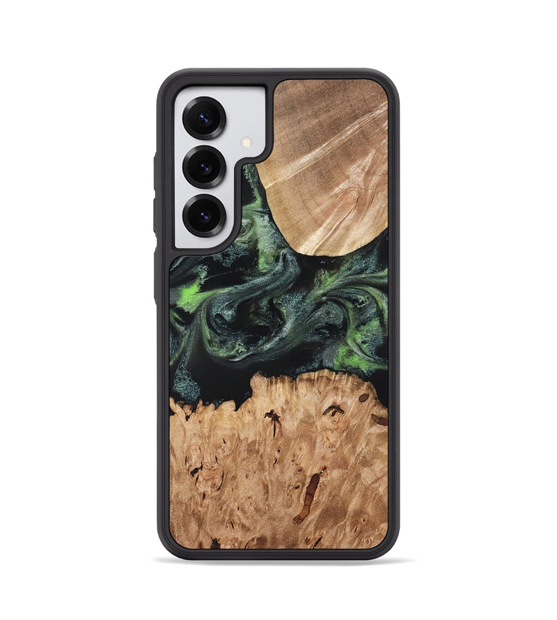 Galaxy S25 Wood Phone Case - Isabell (Green, 820324)