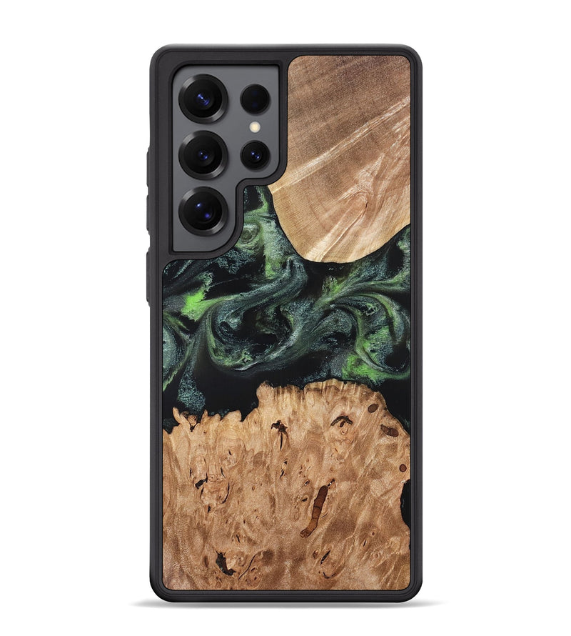 Galaxy S25 Ultra Wood Phone Case - Isabell (Green, 820324)