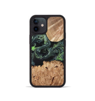 iPhone 12 mini Wood Phone Case - Isabell (Green, 820324)