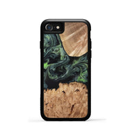 iPhone SE Wood Phone Case - Isabell (Green, 820324)