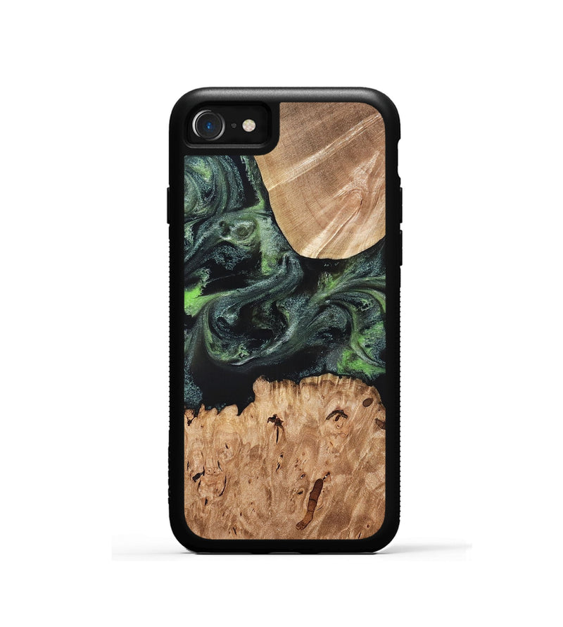 iPhone SE Wood Phone Case - Isabell (Green, 820324)