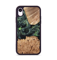 iPhone Xr Wood Phone Case - Isabell (Green, 820324)