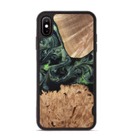 iPhone Xs Max Wood Phone Case - Isabell (Green, 820324)