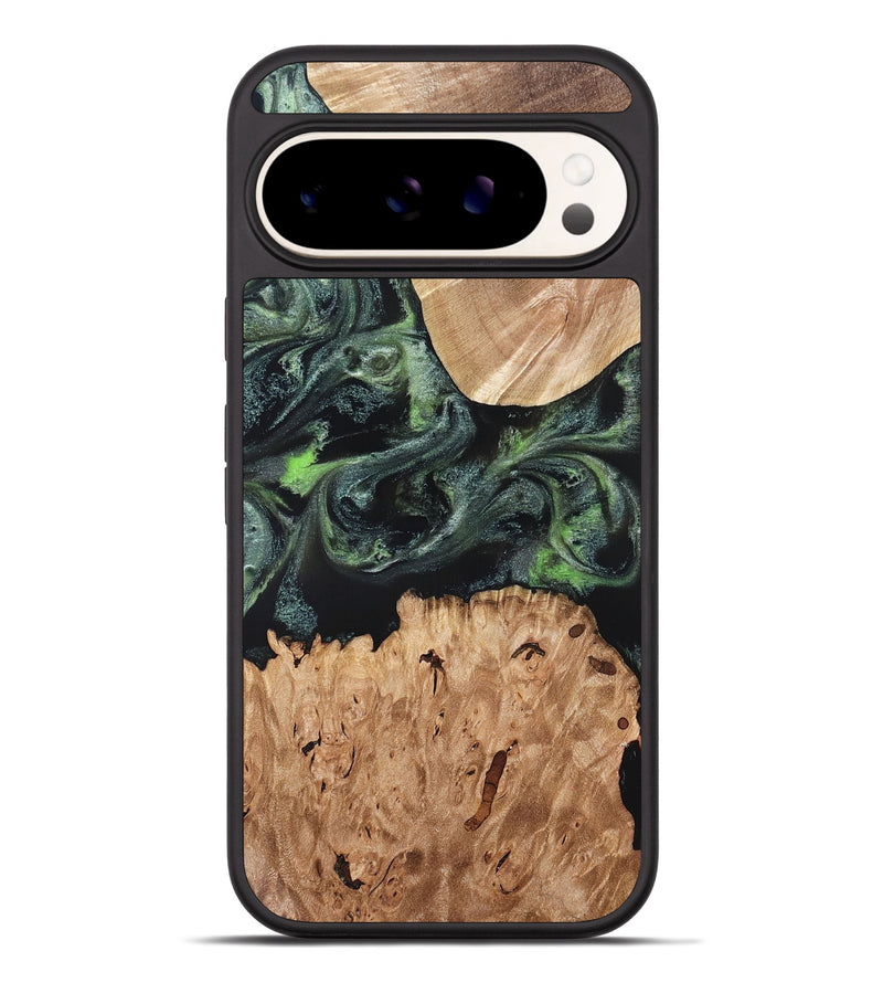 Pixel 9 Pro XL Wood Phone Case - Isabell (Green, 820324)