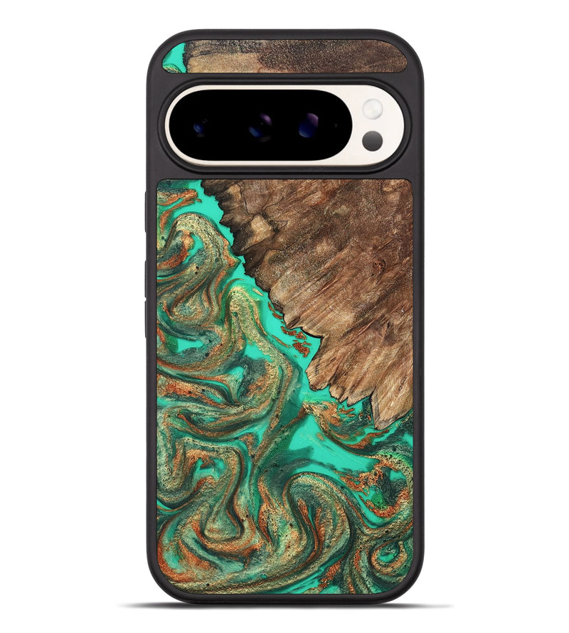 Pixel 9 Pro XL Wood Phone Case - Loni (Green, 820325)