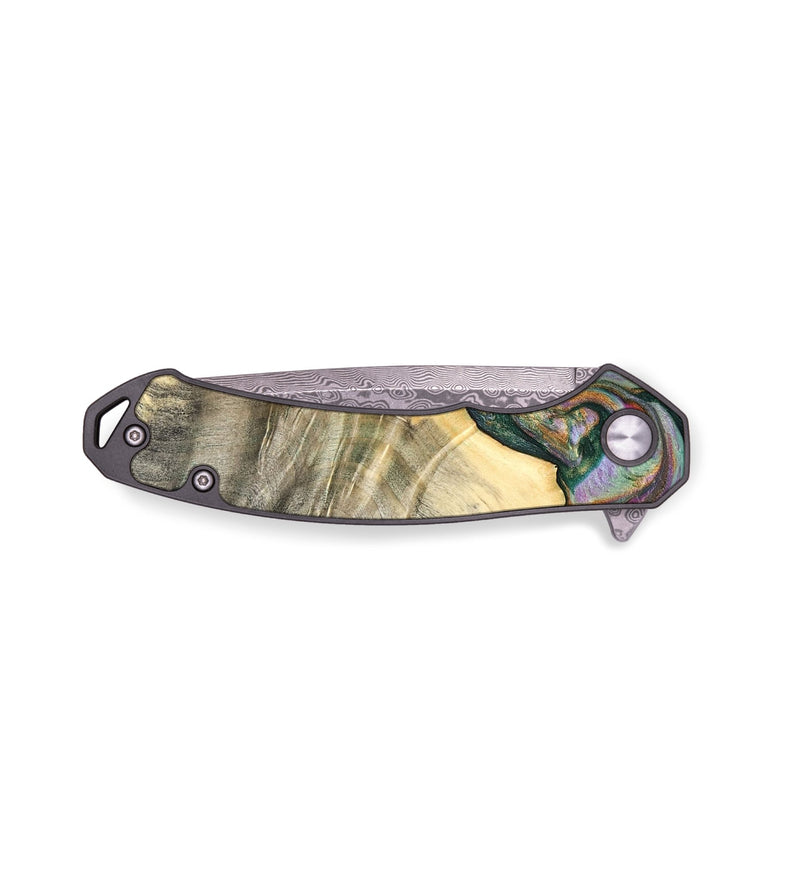 EDC Wood Pocket Knife - Marcel (Green, 820326)