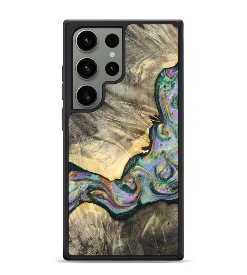 Galaxy S24 Ultra Wood Phone Case - Marcel (Green, 820326)