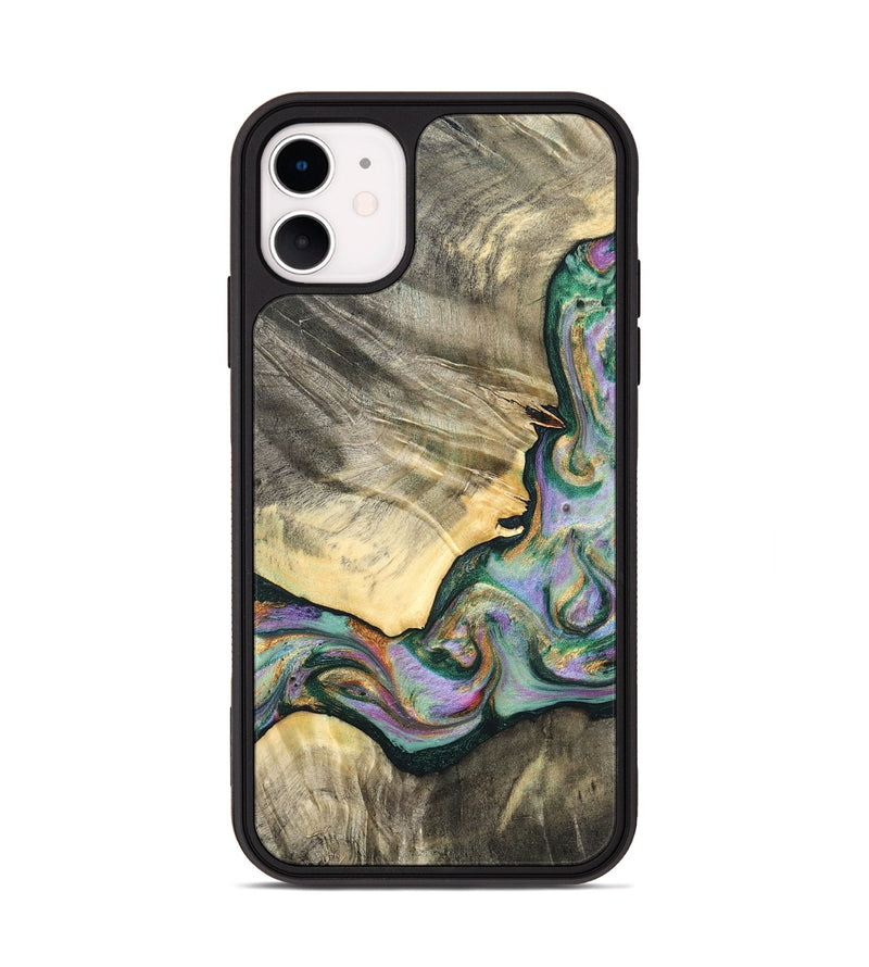 iPhone 11 Wood Phone Case - Marcel (Green, 820326)