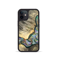 iPhone 12 mini Wood Phone Case - Marcel (Green, 820326)