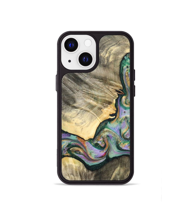 iPhone 13 mini Wood Phone Case - Marcel (Green, 820326)