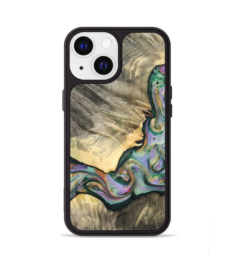 iPhone 13 Wood Phone Case - Marcel (Green, 820326)