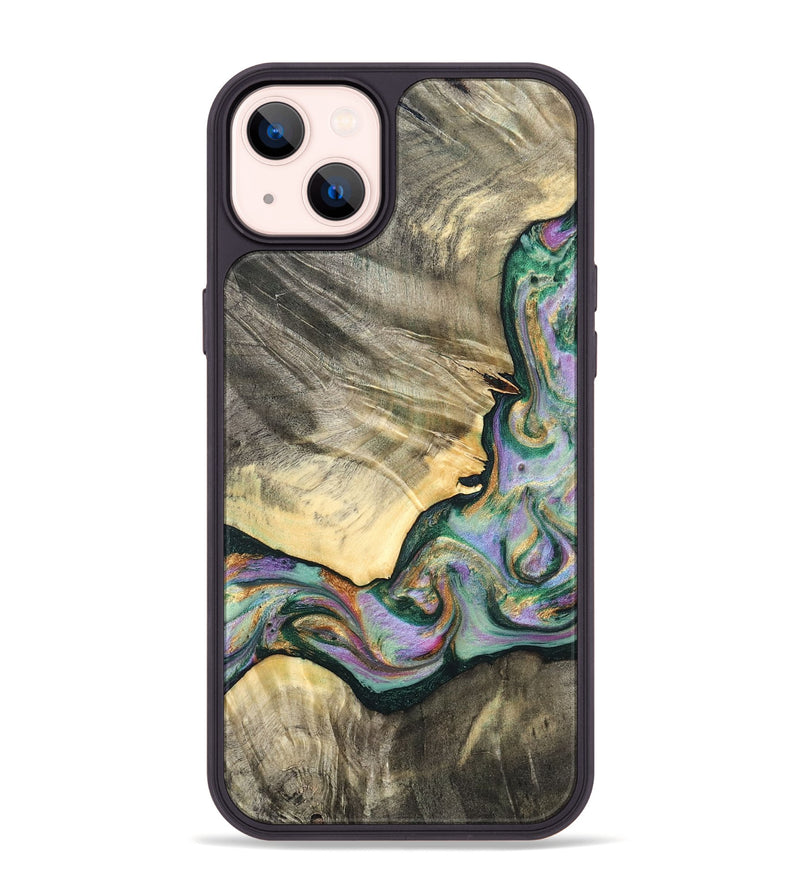 iPhone 14 Plus Wood Phone Case - Marcel (Green, 820326)