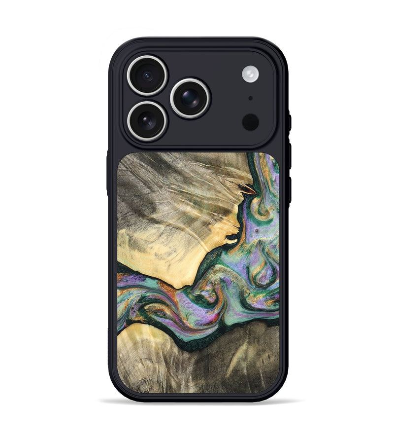 iPhone 17 Pro Wood Phone Case - Marcel (Green, 820326)