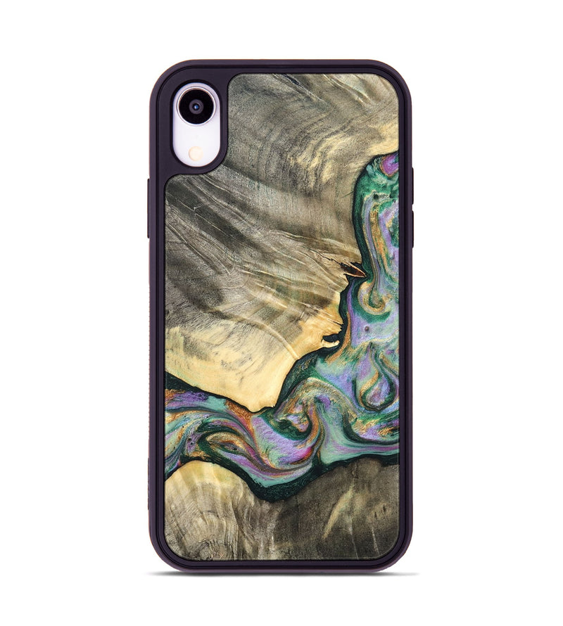 iPhone Xr Wood Phone Case - Marcel (Green, 820326)