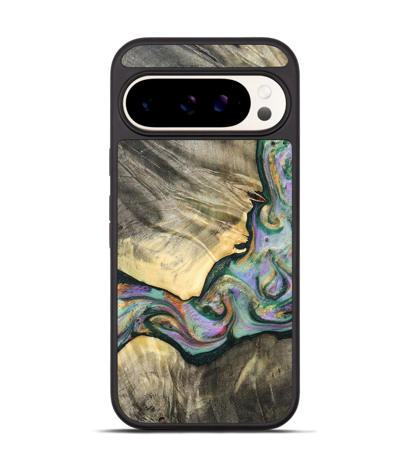 Pixel 9 Pro Wood Phone Case - Marcel (Green, 820326)