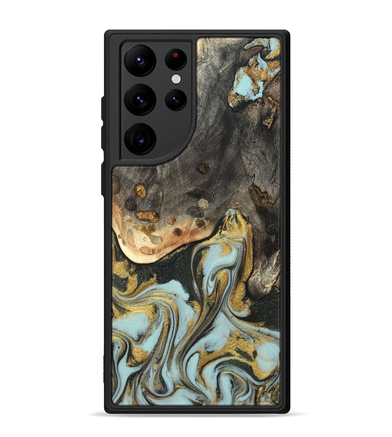 Galaxy S22 Ultra Wood Phone Case - Ollie (Green, 820327)
