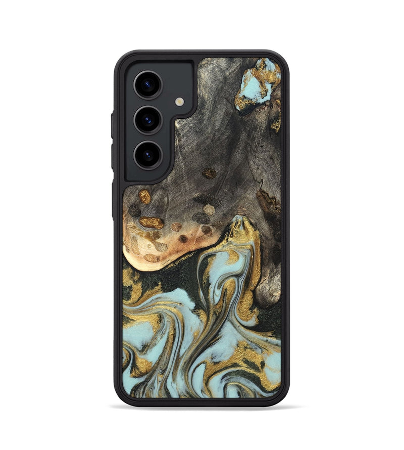 Galaxy S24 Wood Phone Case - Ollie (Green, 820327)