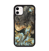 iPhone 11 Wood Phone Case - Ollie (Green, 820327)