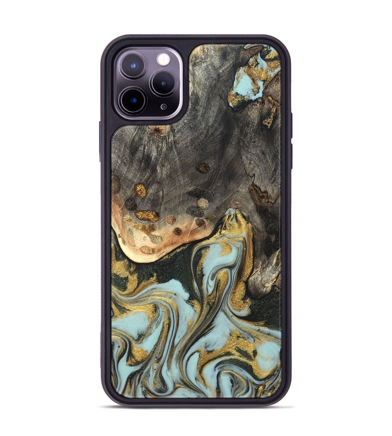 iPhone 11 Pro Max Wood Phone Case - Ollie (Green, 820327)