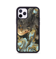 iPhone 11 Pro Wood Phone Case - Ollie (Green, 820327)