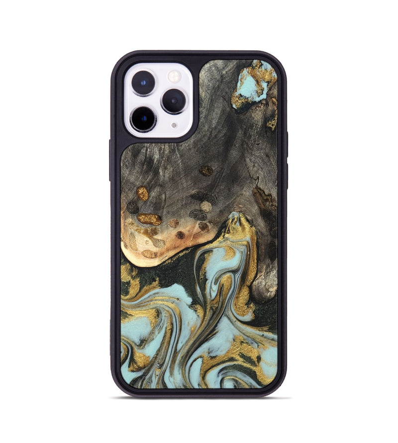 iPhone 11 Pro Wood Phone Case - Ollie (Green, 820327)