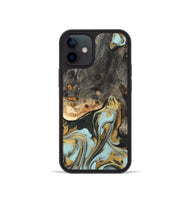 iPhone 12 mini Wood Phone Case - Ollie (Green, 820327)