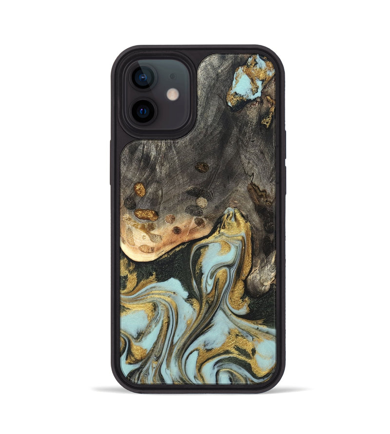 iPhone 12 Wood Phone Case - Ollie (Green, 820327)