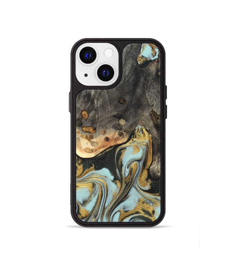iPhone 13 mini Wood Phone Case - Ollie (Green, 820327)