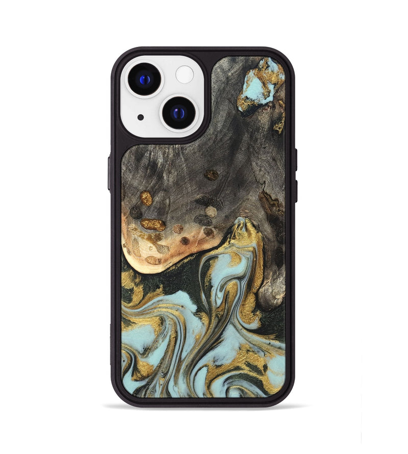 iPhone 13 Wood Phone Case - Ollie (Green, 820327)