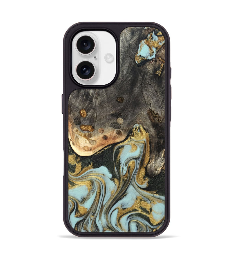 iPhone 17 Wood Phone Case - Ollie (Green, 820327)