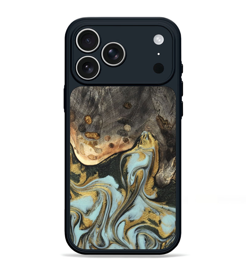 iPhone 17 Pro Max Wood Phone Case - Ollie (Green, 820327)