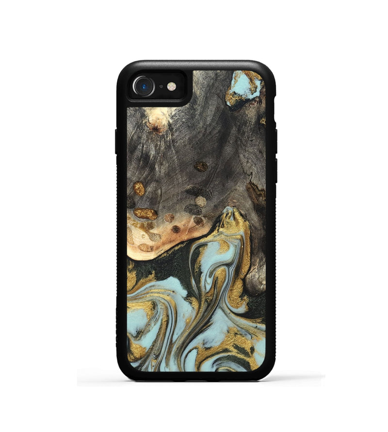 iPhone SE Wood Phone Case - Ollie (Green, 820327)