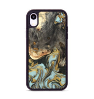 iPhone Xr Wood Phone Case - Ollie (Green, 820327)