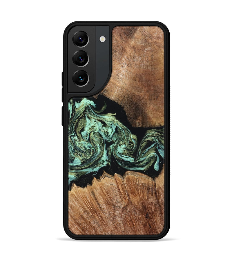 Galaxy S22 Plus Wood Phone Case - Cicely (Green, 820328)