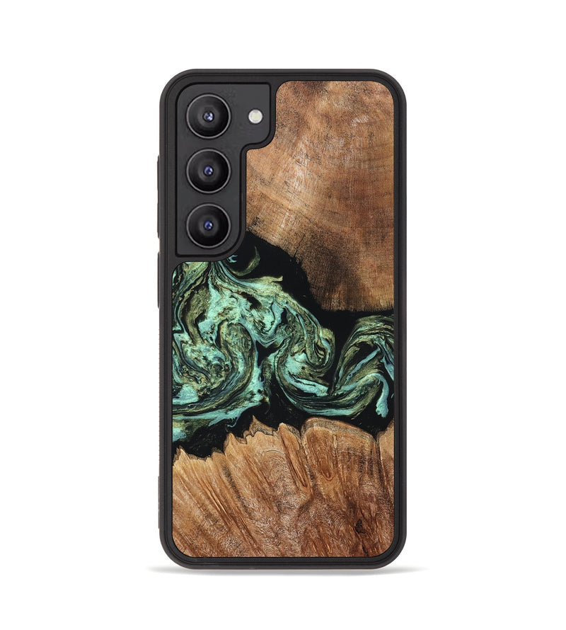 Galaxy S23 Wood Phone Case - Cicely (Green, 820328)